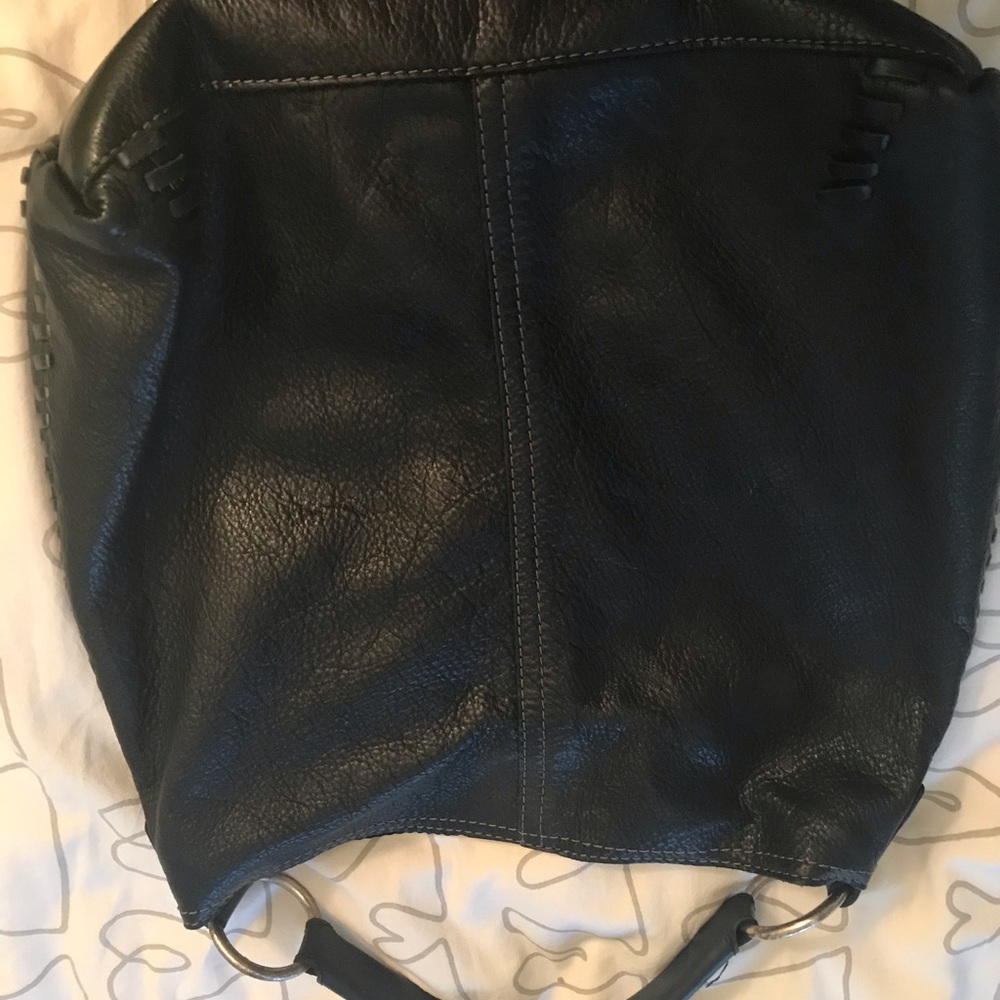 Lucky Brand Leather Whipstich Hobo